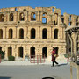 El Djem, römisches Amphitheater, das zweitgrößte nach dem Colosseum in Rom, Weltkulturerbe