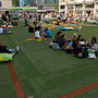 The Flying Grass Carpet, Juli 2010, Willy Brandt-Platz (temporär bis 31. Juli 2010) Pécs-Essen-Istanbul