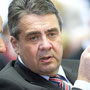 Pressefotografie | Sigmar Gabriel bei einem öffentlichen Termin