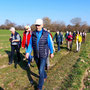 04.03.2026 Wilhelm-Kempf-Haus hinter Niedernhausen-Rambach - P1:  Auf dem Hirschweg zum Waldrand und dann durch den Wald zum Kellerskopfstollen.