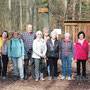 20.03.2024 Rundweg Auf der Schanz - P2: Gruppenfoto an der Weggabelung Dietzerberg-Fuchsweg.