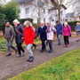 08.01.2025 Rundweg Bad Camberg (über Alsdorfer Weiher) - P1: Wir verlassen Würges in Richtung Friedhof.