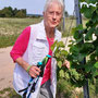 06.08.2025 Kiedrich (Stassen) Rundwanderweg - P3: Unsere frühere Wanderfreundin Brunhilde, die einen Aufenthalt in Idstein nutzte, uns zu begleiten.