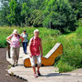 25.06.2025 Bad Schwalbach - Rundweg Kurpark - P1: Im begehbaren Moor.