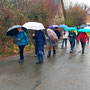 11.03.2026 Rundweg Esch-Bermbach - P1: Aus Esch hinaus auf dem Fahrradweg in Richtung Walsdorf.