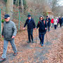 08.01.2025 Rundweg Bad Camberg (über Alsdorfer Weiher) - P1: Durch das Schwabachtal hinunter zur Wüstung Alsdorf.