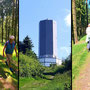 11.06.2025 Rundweg Großer und Kleiner Feldberg - P1: Ein schmaler Waldpfad führt uns hinauf zum nahen Großen Feldberg.