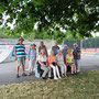 01.07.26 Eltville Schwimmbad - Erbach P3: nchmak eine kleine Pause am Skatepark