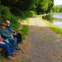 21.05.2025 Rundweg Theißtal - P3: Ruhepause am idyllischen Waldsee im Theißtal.