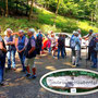 16.07.2025 Rundweg Parkplatz Saubrücke: Treffpunkt der Wanderinnen und Wanderer auf dem Parkplatz Saubrücke an der Straße zwischen Wörsdorf und Wallbach.