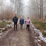 15.01.2025 Rundweg Zugmantel bei Orlen - P3: Die kleine Gruppe vom P3.
