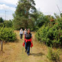 30.07.2025 Rundweg Riedelbach - P2: Ein schöner Weg führt durch die Heide.
