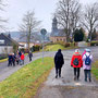 22.01.2025 Waffelfabrik Orlen-Steckenroth - P1: Ankunft in Steckenroth mit Blick auf die Kirche.