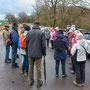 29.01.2025 Rundweg Parkplatz Eisersbach B417: Treffpunkt der Wanderinnen und Wanderer am Parkplatz Eisersbach.