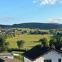 03.09.2025 Hunoldstal, Gaststätte "Zum Feldbergblick": Blick aus der Gaststätte zum Feldberg.