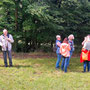 30.07.2025 Rundweg Riedelbach - P1: Kurze Pause an der Abzweigung zum Daubhaus.