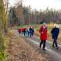 29.01.2025 Rundweg Parkplatz Eisersbach B417 - P1: Noch ein kurzes Stück bis zum Parkplatz Eisersbach.