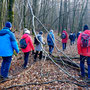 26.02.2025 Rundweg Heftricher Moor - P1: Aber von Hindernissen bleiben wir weiterhin nicht verschont.
