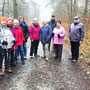 15.01.2025 Rundweg Zugmantel bei Orlen - P2/P3: Gemeinsames Gruppenfoto, diesmal auch mit der stellvertr. Wanderführerin Ingrid..