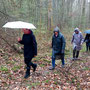 25.03.2026 Rundweg Auf der Schanz-Heftrich-Silbersee - P1: Zunächst führt uns ein abenteuerlicher Weg durch den Wald.