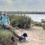 27th April PM:Morston Quay - walk over Morston Greens