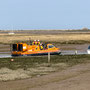 27th April AM: Blakeney - RNLI hovercraft returning to duty