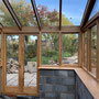 23rd October: conservatory sorted ready for linking to house on Monday 26th?!