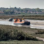 27th April AM: Blakeney - RNLI hovercraft returning to duty