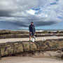 8th Sept AM: Seahouses beach and looking out to Farne Islands