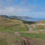 St Abb's coast walk:  Pettico Wick Bay Abbs Rock