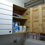 Módulo para almacenaje sobre lavadero. Interior. © Palakas