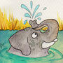 .. Doodle 266/365 - Stichwort: Elefant
