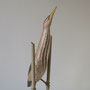 Blongios nain ( Ixobrychus minutus - Little bittern) - sculpture oiseau peint - taille x1 - Bodiversum Luxembourg