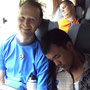 Guide Dawa Sherpa schläft an meiner Schulter