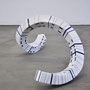 kristallpalast #5 | marbel, acrylglas, resin, pigment, steel | 50 x 50 x 130 cm | 2014 | by daniel gregori stern