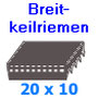 Breitkeilriemen 20x10