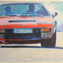 Ferrari 308 GT4 von Peter 100x80 Acryl auf Leinwand 2012