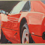 Ferrari 208 Turbo GTS von Graziano 80x60 Acryl auf Malplatte 2011