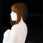 「余白の創造 ... 君と艶」／10号M(33.3×53.0cm)／油彩、黒箔、キャンバス、パネル