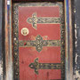 Traditionelle tibetische Tür
