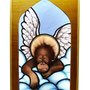 stained glass monkey