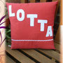Namenskissen ca. 35x35 cm Preis ca. 25 €