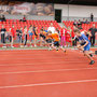 Start zum 50 Meter-Lauf (2. von li. Lorenz Baumgarten)