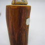 magnetischer Schlüsselhalter Unikat, aus Holz, mit Magnet und Jaspis, schräge Seitenansicht