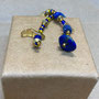 Schlüsselanhänger mit Lapislazuli-Perlen, Einzelstück