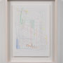 観測地　2024　29.7×21.0cm　color pencil, paper　photo by Ujin Matsuo