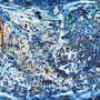 時間はすべてのものに内包される　Time is Connoted in Everything　2022　キャンバス、アクリル　227.3×363.6cm　撮影：上野則宏