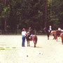 Mai 2000 - Jessi mit Geno im Trail auf der KA-Ranch in Eichendorf