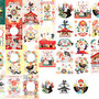 ◆ベクターイラスト（配色まで）＋素材塗り加工（質感）◆２０１７年酉年年賀状用イラストとデザイン