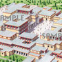 クノッソス宮殿の復元図（学研『月刊ムー』）